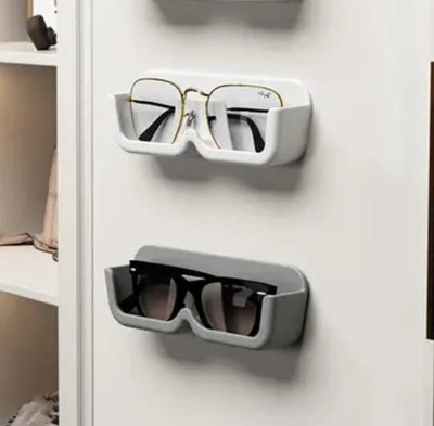 SYAMBABA Sunglass holder Stand Wall Mounted Display Case with Adhesive Sticker Mullti Color Car Sunglass Clip Holder