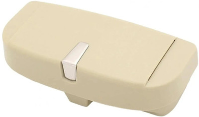 Augen SG-Case-Car-White Grey Car Sunglass Clip Holder