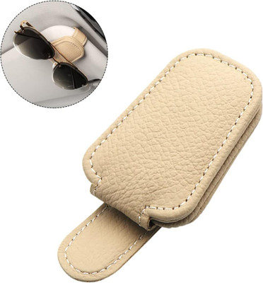 PLENARO P-CAR GLASS HOLDER-GREY Brown Car Sunglass Clip Holder