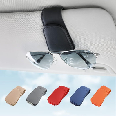 atrmitra Universal Magnetic Sun Visor Eyewear Organizer for Black Car Sunglass Clip Holder