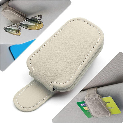 Simois CAR_GLASS_HOLDER_A White Car Sunglass Clip Holder
