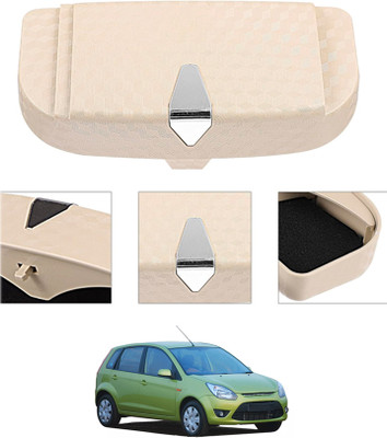CCMM Beige Sunglass Protective Holder For Car Dashboard Universal 106 White Car Sunglass Clip Holder