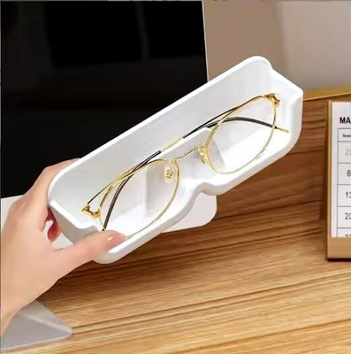 Skyaetheron Wall Mounted Specs Holder/Sunglasses Display Case with Adhesiv Mullti Color Car Sunglass Clip Holder