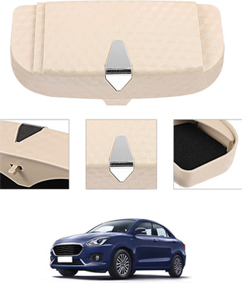 CCMM Beige Sunglass Protective Holder For Car Dashboard Universal 256 White Car Sunglass Clip Holder