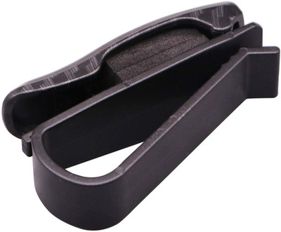 casago CACGHB2 2 Pcs Car Sunglass Holder Eyeglasses Storage Sun Visor Clip-on Glass Black Car Sunglass Clip Holder