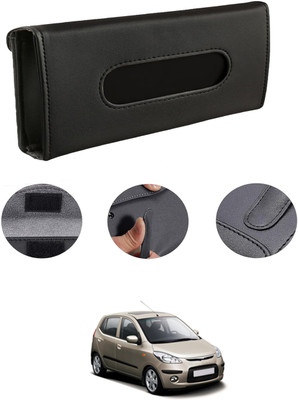 MATIES Rectangle Shape Fancy Design Tissue Dispencer For Car-142 Vehicle Tissue Dispenser(Black)