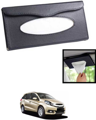 MATIES Universal Lightweight/Waterproof Leatherite Rectangle Black Tissue For Car-188 Vehicle Tissue Dispenser(Black)