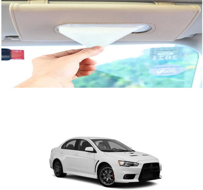 PRTEK Beige Car Tissue Holder Napkin for Sun Visor and Backseat – Universal Fit P5 Vehicle Tissue Dispenser(Beige)