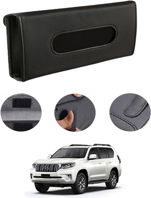 MATIES Rectangle Shape Fancy Design Tissue Dispencer For Car-174 Vehicle Tissue Dispenser(Black)