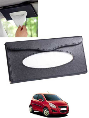 MATIES Multiuse Tissue Box With Waterproof For Car,Home,Office,Washroom,Kitchen Etc 181 Vehicle Tissue Dispenser(Black)