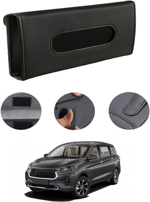 MATIES Rectangle Shape Fancy Design Tissue Dispencer For Car-219 Vehicle Tissue Dispenser(Black)
