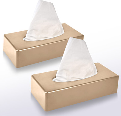 Iota Convenient Tissue Dispenser with 100 Pulls of Tissue Included for Free Vehicle Tissue Dispenser(Beige)