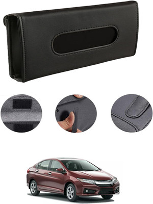 MATIES Rectangle Shape Fancy Design Tissue Dispencer For Car-59 Vehicle Tissue Dispenser(Black)