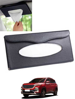 MATIES Multiuse Tissue Box With Waterproof For Car,Home,Office,Washroom,Kitchen Etc 112 Vehicle Tissue Dispenser(Black)