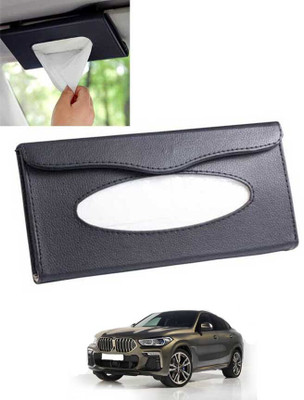 MATIES Multiuse Tissue Box With Waterproof For Car,Home,Office,Washroom,Kitchen Etc 260 Vehicle Tissue Dispenser(Black)