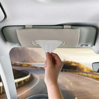 TECHEL Best Car Sun Visor Tissue Box Holder, Luxury Tissue Box Holder for Car OKN3 Vehicle Tissue Dispenser(Multicolor)