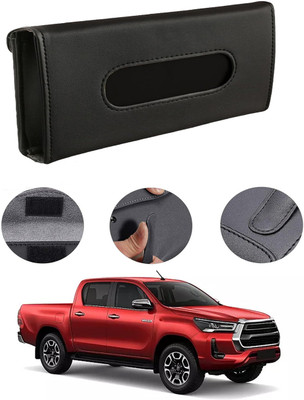 MATIES Rectangle Shape Fancy Design Tissue Dispencer For Car-140 Vehicle Tissue Dispenser(Black)