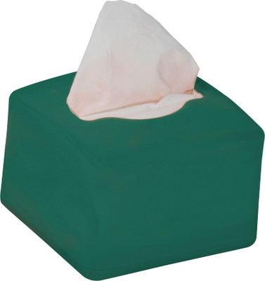 Iota Tissue Dispenser with 100 Pulls - Includes 2-Ply Tissue - Durable ABS Material Vehicle Tissue Dispenser(Green)
