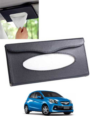 MATIES Multiuse Tissue Box With Waterproof For Car,Home,Office,Washroom,Kitchen Etc 37 Vehicle Tissue Dispenser(Black)