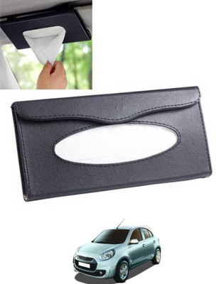 MATIES Multiuse Tissue Box With Waterproof For Car,Home,Office,Washroom,Kitchen Etc 172 Vehicle Tissue Dispenser(Black)