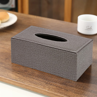 HOKiPO TISSUE-BOX-BR-AR5108 Vehicle Tissue Dispenser(Brown)