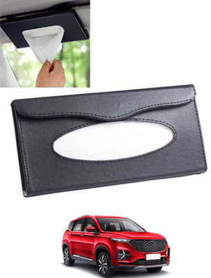 MATIES Multiuse Tissue Box With Waterproof For Car,Home,Office,Washroom,Kitchen Etc 111 Vehicle Tissue Dispenser(Black)