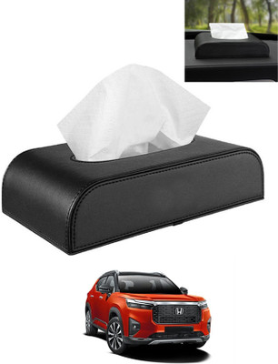 MATIES Leathrite New Design Black D-Shape Tissue Holder For-Elevate Honda 2023 Vehicle Tissue Dispenser(Beige)