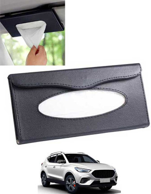 MATIES Multiuse Tissue Box With Waterproof For Car,Home,Office,Washroom,Kitchen Etc 23 Vehicle Tissue Dispenser(Black)