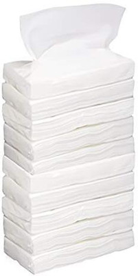 ALLEXTREME Car Tissue Paper Clean Flat Pack Refiller for Sun Shade Wipe Holder Vehicle Tissue Dispenser(White)