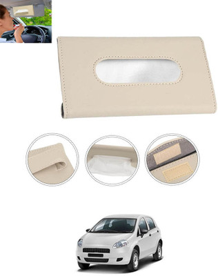 MATIES New Excellent Bright Color Beige Rectangle Shape Tissue Box For-211 Vehicle Tissue Dispenser(Beige)