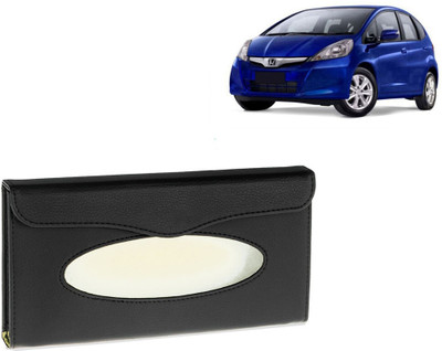 Selifaur Car Sun Visor Tissue Box Holder PU Leather Paper Napkin Organizer Hanging Jazz Vehicle Tissue Dispenser(Beige)