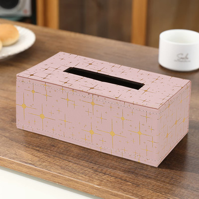 HOKiPO TISSUE-BOX-LPNK-AR5110 Vehicle Tissue Dispenser(Pink)