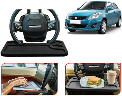 Selifaur TB239-Multifunctional Car Laptop Food Steering Wheel Tray Drink Holder Desk Cup Holder Tray Table