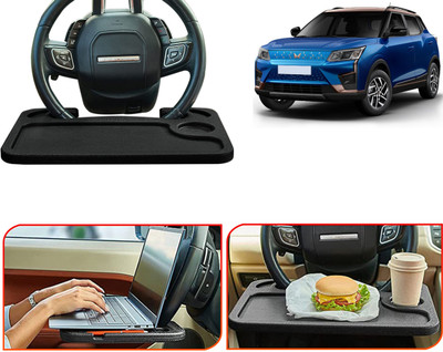 Selifaur ST20-Multifunctional Car Laptop Food Steering Wheel Tray Drink Holder Desk Cup Holder Tray Table