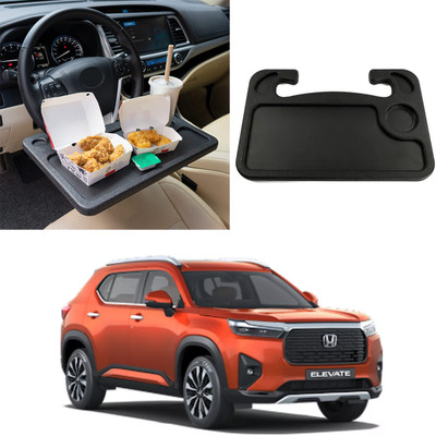 Oshotto (FT-05) Car Steering Wheel Desk with Pen Holder Food Table Laptop For Elevate Cup Holder Tray Table