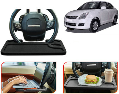 Selifaur TB238-Multifunctional Car Laptop Food Steering Wheel Tray Drink Holder Desk Cup Holder Tray Table