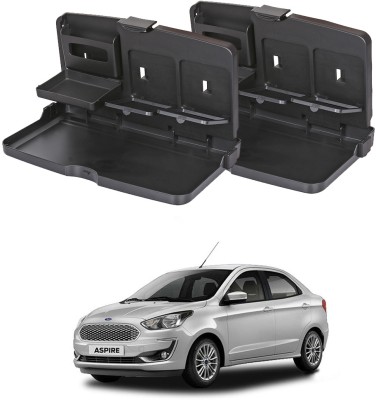 Oshotto FT-02 Food Travel Dining Tray For Ford Aspire - Set of 2 Cup Holder Tray Table