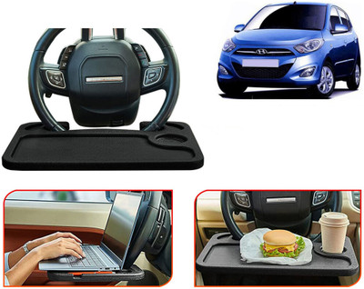 Selifaur TB131-Multifunctional Car Laptop Food Steering Wheel Tray Drink Holder Desk Cup Holder Tray Table