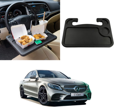 Oshotto FT-05 Car Steering Wheel Desk with Pen Holder Food Table For C Class 2010-2016 Cup Holder Tray Table