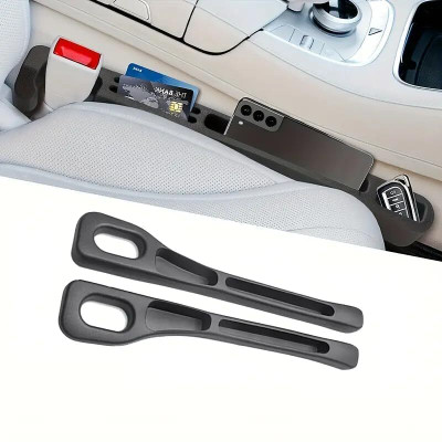 skyunion Pack of 2 Car Seat Gap Filler EVA Trunk Organizer(Black)