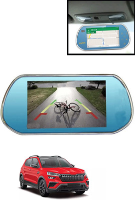 MATIES 7inch full touch screen rear view car mirror monitor with BT/USB/Mirror link-167 Blue LED(18 cm)