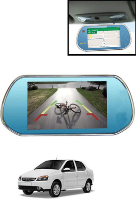 MATIES 7inch full touch screen rear view car mirror monitor with BT/USB/Mirror link-151 Blue LED(18 cm)