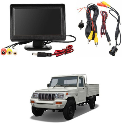 WheelCore 4.3inch Display + Reverse Camera for Mahindra Pickup (2008 to 2011) Black LCD(10.9 cm)