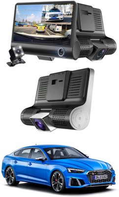 MATIES 3 Lens/170 Degree/Wide Angle Car Camera DVR/G-Sensor For S5-Audi-2017 Black LCD(10 cm)