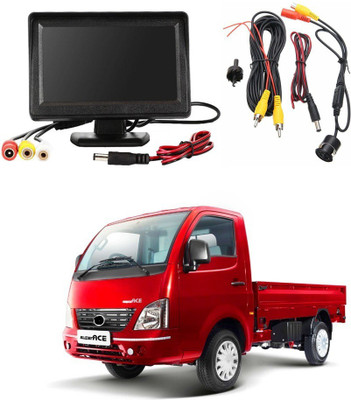 WheelCore 4.3inch Display + Reverse Camera for Tata Super Ace Black LCD(10.9 cm)
