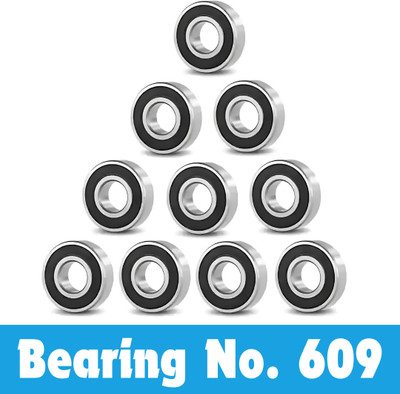 Powerr 609-2rs (Pack of 10) Wheel Bearing