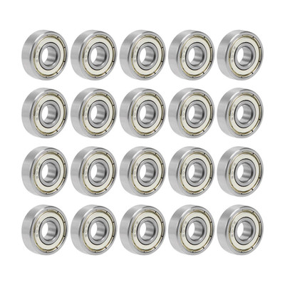 ZMS 607zz 20 Pieces ID-7MM | OD-19MM | Width-6MM Angle Grinder High Speed Bearing Wheel Bearing