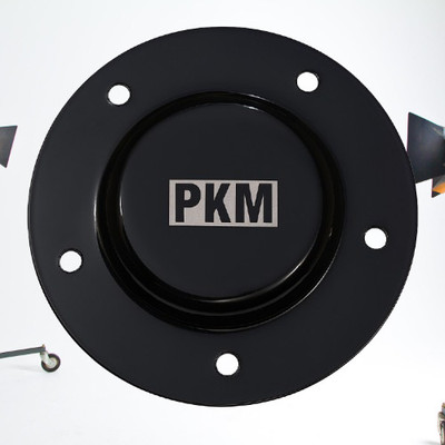 PKM Heavy Duty 5-Hole Front Hub Cap Set for JCB 3DX (2 Pieces) Wheel Bearing