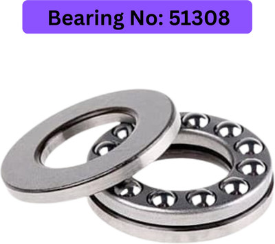 VSJ 51308 Thrust Ball Bearing 40x78x26mm Single Direction Axial Bearing Pack of 1 Wheel Bearing