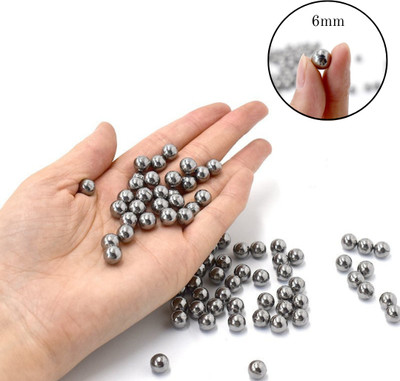 Marksman 100pcs 6mm Silver Bearing Balls – Steel Balls for Cycle Bearings & More Wheel Bearing